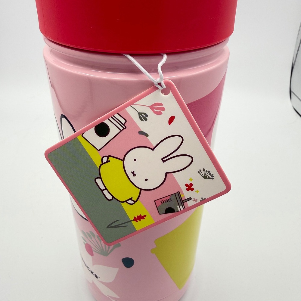 Starbucks Miffy Tumbler Unisex OS Pink NEW Stainless Steel Insulated Bottle - Picture 2 of 6
